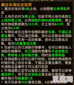 爆料！魔法王座农场一键偷菜功能揭秘及高效偷菜技巧