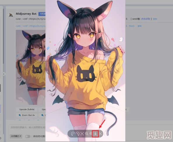 猫娘拔萝卜的游戏AI绘图技术革新版